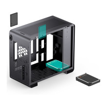 Jonsbo U4 Mini Micro-ATX-case, Tempered Glass - black Jonsbo U4 Mini Micro-ATX-case, Tempered Glass - black