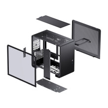 Jonsbo U4 Mini Micro-ATX-case, Tempered Glass - black Jonsbo U4 Mini Micro-ATX-case, Tempered Glass - black