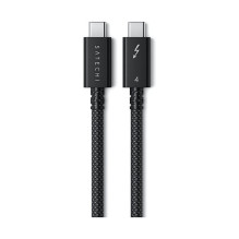 Satechi Thunderbolt 4 Pro Cable, Länge: 1 Meter Datenübertragung von bis zu 40 Gbit / s, Ladeleistung von bis zu 240W, U Satechi Thunderbolt 4 Pro Cable, Länge: 1 Meter Datenübertragung von bis zu 40 Gbit / s, Ladeleistung von bis zu 240W, U