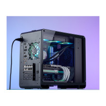 Jonsbo U4 Mini Micro-ATX-case, Tempered Glass - black Jonsbo U4 Mini Micro-ATX-case, Tempered Glass - black