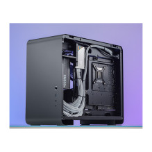 Jonsbo U4 Mini Micro-ATX-case, Tempered Glass - black Jonsbo U4 Mini Micro-ATX-case, Tempered Glass - black