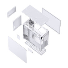 Jonsbo D41 MESH ATX Korpusas, Tempered Glass - balta Jonsbo D41 MESH ATX Korpusas, Tempered Glass - balta