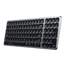 Satechi Aliuminio BT Backlit Tastatur, Space Grau, Bluetooth, Deutsch, ST-ACBKM-DE