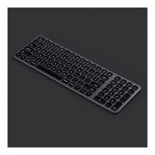 Satechi Aliuminio BT Backlit Tastatur, Space Grau, Bluetooth, Deutsch, ST-ACBKM-DE