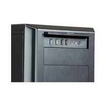 Phanteks „Enthoo Pro“ (juodos spalvos, padalinto lango dizainas) Phanteks „Enthoo Pro“ (juodos spalvos, padalinto lango dizainas)
