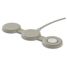 „OntheGo“ belaidis įkroviklis su QI2, smėlis, trys viename, 15W, ST-QTG31W „OntheGo“ belaidis įkroviklis su QI2, smėlis, trys viename, 15W, ST-QTG31W