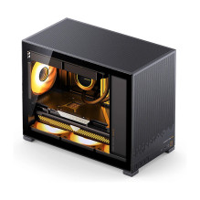 Jonsbo D32 STD Black PC Case, Mini Case, mATX, Tempered Glass - black Jonsbo D32 STD Black PC Case, Mini Case, mATX, Tempered Glass - black