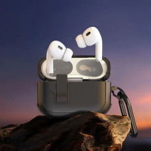 Earbuds Case Dux Ducis PECP for AirPods 4 ochronne TPU+PC black Earbuds Case Dux Ducis PECP for AirPods 4 ochronne TPU+PC black