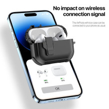 Earbuds Case Dux Ducis PECP for AirPods 4 ochronne TPU+PC black Earbuds Case Dux Ducis PECP for AirPods 4 ochronne TPU+PC black
