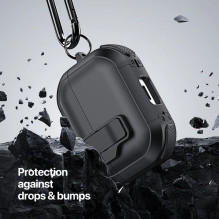 Earbuds Case Dux Ducis PECP for AirPods 4 ochronne TPU+PC black Earbuds Case Dux Ducis PECP for AirPods 4 ochronne TPU+PC black