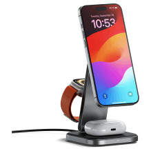 3-in-1 Sulankstomas Qi2...