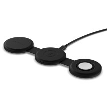 „OntheGo“ belaidis įkroviklis su QI2, Schwarz, 3 viename, 15W, ST-QTG31K „OntheGo“ belaidis įkroviklis su QI2, Schwarz, 3 viename, 15W, ST-QTG31K