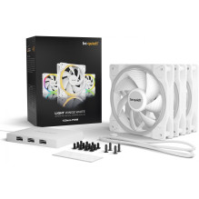 120mm be quiet! LIGHT WINGS White PWM Triple-Pack 120mm be quiet! LIGHT WINGS White PWM Triple-Pack