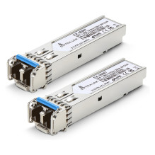 Extralink SFP 1.25G 2-pack , Moduł SFP , 1,25Gbps, LC / UPC, 1310nm, 20km, single mode, DOM (EX.35887) network transceiv Extralink SFP 1.25G 2-pack , Moduł SFP , 1,25Gbps, LC / UPC, 1310nm, 20km, single mode, DOM (EX.35887) network transceiv