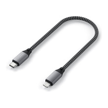 Satechi iPad / iPhone / iPod cable (1x USB-C - 1x Lightning) 0.25 m anthracite Satechi iPad / iPhone / iPod cable (1x USB-C - 1x Lightning) 0.25 m anthracite