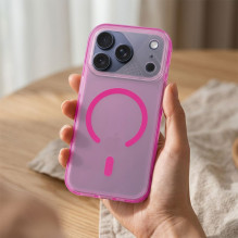 Dėklas, skirtas iPhone 13 Aurora compatible su MagSafe rožine spalva Dėklas, skirtas iPhone 13 Aurora compatible su MagSafe rožine spalva