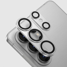 Tempered Glass Kameros objektyvas, skirtas Samsung S26 ULTRA AR+AF Full Metal silver Tempered Glass Kameros objektyvas, skirtas Samsung S26 ULTRA AR+AF Full Metal silver