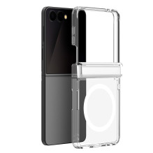 DUX DUCIS case CLIN MAG compatible with MagSafe for SAMSUNG Z Flip 8 transparent