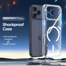 DUX DUCIS dėklas CLIN MAG compatible su MagSafe, skirtas iPhone 17 Pro / 18 Pro skaidrus DUX DUCIS dėklas CLIN MAG compatible su MagSafe, skirtas iPhone 17 Pro / 18 Pro skaidrus