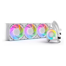 EK Water Blocks EK-Nucleus AIO CR360 Lux D-RGB AiO su vandens aušinimu - 360 mm, baltas EK Water Blocks EK-Nucleus AIO CR360 Lux D-RGB AiO su vandens aušinimu - 360 mm, baltas