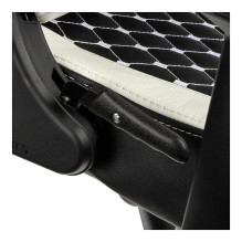 noblechairs EPIC Echtleder Gaming Stuhl – schwarz / weiß / rot
