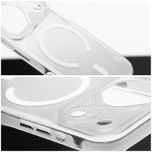 Case for iPhone 14 PRO Aurora compatible with MagSafe white