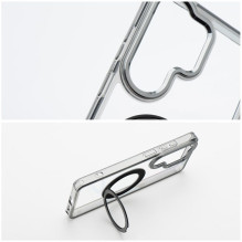 Case for Samsung A37 Frame Circle Stand compatible with MagSafe black Case for Samsung A37 Frame Circle Stand compatible with MagSafe black