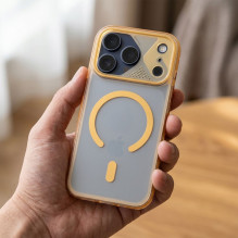 Case for iPhone 17 PRO Aurora compatible with MagSafe orange Case for iPhone 17 PRO Aurora compatible with MagSafe orange