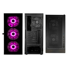 Kolink Observatory HF Glass ARGB Midi-Tower - schwarz