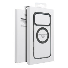 Case for iPhone 12 Frame Circle Stand compatible with MagSafe black
