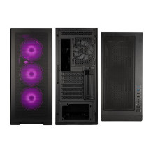 Kolink Unity Meshbay ARGB Midi-Tower, Tempered Glass - schwarz
