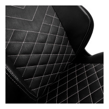 noblechairs HERO Gaming Stuhl – schwarz / platinweiß noblechairs HERO Gaming Stuhl – schwarz / platinweiß