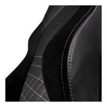 noblechairs HERO Gaming Stuhl – schwarz / platinweiß noblechairs HERO Gaming Stuhl – schwarz / platinweiß