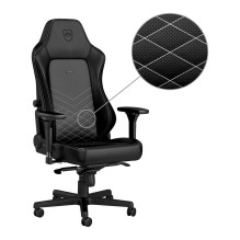 noblechairs HERO Gaming Stuhl – schwarz / platinweiß noblechairs HERO Gaming Stuhl – schwarz / platinweiß
