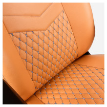 noblechairs ICON Echtleder Gaming Stuhl – konjakas / schwarz