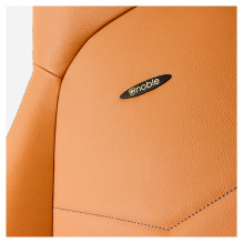 noblechairs ICON Echtleder Gaming Stuhl – konjakas / schwarz