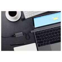 Satechi USB-C auf Ethernet Adapter, Space Grau, ST-TCENM Satechi USB-C auf Ethernet Adapter, Space Grau, ST-TCENM