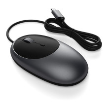Satechi C1 USB-C Maus, Space Grau, Kabelgebunden, ST-AWUCMM Satechi C1 USB-C Maus, Space Grau, Kabelgebunden, ST-AWUCMM