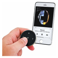 Bluetooth Media Button, Schwarz / Silber, ST-BMB Bluetooth Media Button, Schwarz / Silber, ST-BMB