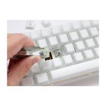 Ducky One 3 Aura White SF Gaming Tastatur, RGB LED - MX-Speed-Silver Ducky One 3 Aura White SF Gaming Tastatur, RGB LED - MX-Speed-Silver
