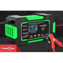 „FreedConn RJ-C 120501A“ 12 V, 6 A akumuliatoriaus įkroviklis „FreedConn RJ-C 120501A“ 12 V, 6 A akumuliatoriaus įkroviklis