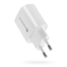 Įkroviklis 2 x USB 2.4A baltas Įkroviklis 2 x USB 2.4A baltas