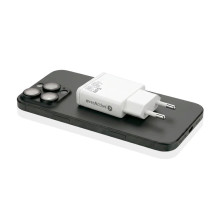 Įkroviklis GaN 1x USB-C, 1x USB Quick Charge 3.0 45W PD baltas Įkroviklis GaN 1x USB-C, 1x USB Quick Charge 3.0 45W PD baltas