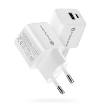 Įkroviklis 1 x USB, 1 x USB-C Quick Įkrovimas 3.0 20W baltas