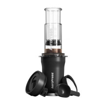 Go Plus coffee maker with black AeroPress thermal mug Go Plus coffee maker with black AeroPress thermal mug