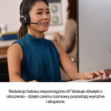 HP Poly Mission 815 Monaural USB Wired Headset HP Poly Mission 815 Monaural USB Wired Headset