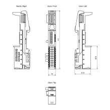 Siemens 6ES7193-6BP00-0BA0 electrical terminals