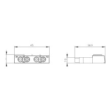 Siemens 3RV2901-1E grandinės pertraukiklio priedas Siemens 3RV2901-1E grandinės pertraukiklio priedas