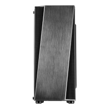 Inter-Tech T-11 TELEVEN (schwarz, Seitenteil aus Acrylglas)