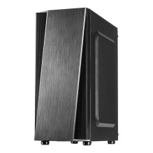 Inter-Tech T-11 TELEVEN (schwarz, Seitenteil aus Acrylglas)